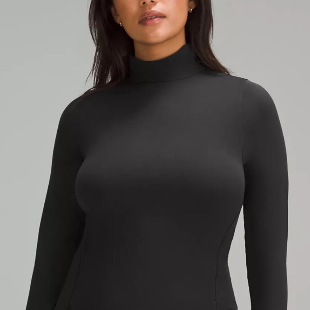 Lululemon Wundermost Ultra-Soft Niki Long Sleeve Turtleneck Black